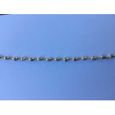 Small Silver Tulsi Neck Bead NeckLace